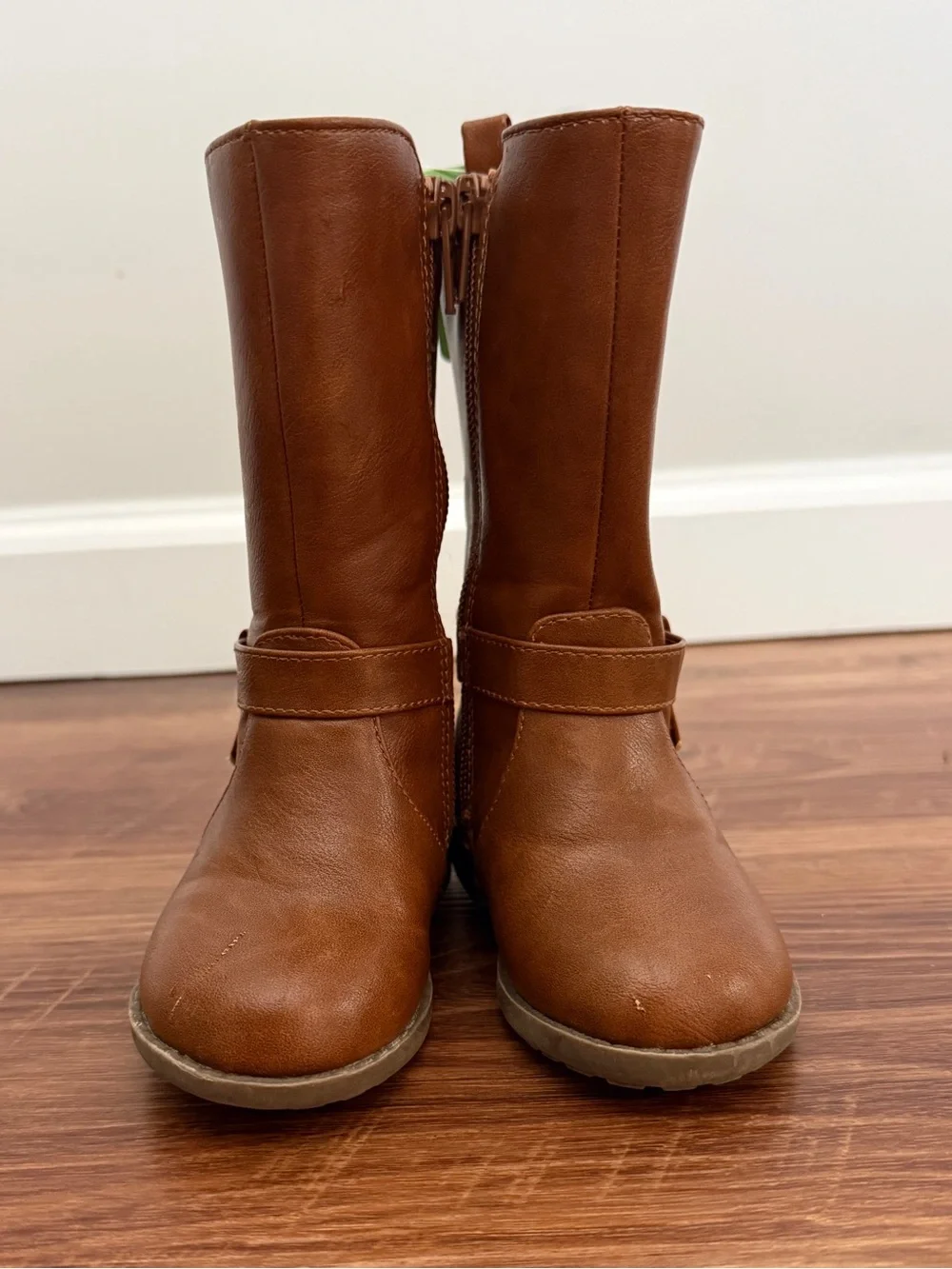 The Children's Place Toddler Girls Brown Riding Boots - size 5